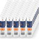 Aquaboon 5 Micron 10 x 2.5 Sediment Filter - Whole House Water Filter Replacement Compatible with Well Water Filters - P5, AP110, WHKF-GD05, 50 Pack