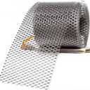 Carligo Thickened Gutter Guard, Leaf Guards for Gutters, Aluminum 5 Inch x 21 Feet Leaf Filter Gutter Protection Roll, Gutter Covers Screen, Rain Gutter Leaf Guards, Gutter Mesh