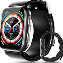 BP Doctor Smart Watch Blood Pressure, 1.95" Smart Watch Monitor with Air Pump Cuff, Blood Pressure Watch with Sleep Heart Rate Monitor, Pedometer, BP Watch Supports Data Sharing, Reminder Monitoring