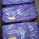 Amazon Basics Postpartum Incontinence Underwear for Women, Maximum Absorbency with Bladder Leak Protection, Fresh Protection, Disposable, Large, Lavender, 18 Count, 3-Pack
