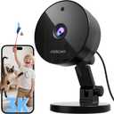FOSCAM 3K 5MP Security Camera Indoor/Outdoor, 2.4g & 5g WiFi Magnetic Mini Dog/Cat/Pet/Baby Camera, Smart Motion Detection, 20X Zoom, 2-Way Audio, Night Vision, Home Monitor Work with Alexa & Google