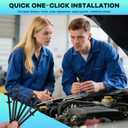 200Pcs Nylon Universal Cable Tie Buckle, Ziplock Pro Car Button Grip Ziptie Lock Clips, Strap Style Self-Locking Zip Tie for Automotive Bumper Fender Liner Auto Body Trim Panel Fastener Push Rivets