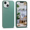 IceSword Compatible with iPhone 14 Case Pine Green, Liquid Silicone Case Phone Cover Slim Protective, Soft Anti-Scratch Pine Tree Green [Shockproof], 6.1 inch iP14 - Pine Green