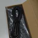 Surge Protector Power Strip - Nuetsa Flat Plug Extension Cord with 8 Outlets and 4 USB Ports, 6 Feet Power Cord (1625W/13A), 2700 Joules, ETL Listed, Black