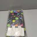 Funrous 30 Pcs Glow Party Bags with Tissue Paper Neon Theme Gift Bags Glow in The Dark Favor Baggies for Neon Theme Event Decoration Supplies