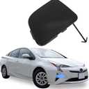 Front Right Car Tow Hook Cover Cap for Toyota Prius V 2014-2017 Replaces No.5212747060 Gray Plastic Enhanced Durability for Winter & Cold Weather