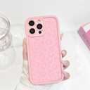 2 x NITITOP Compatible with iPhone 12 Pro Max Case Cute Stylish Leopard Print Design for Women Girls Men Artistic Soft TPU Shockproof Protective Full Camera Protection Cover - Pink