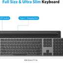 OMOTON Bluetooth Keyboard Compatible with Mac ONLY, with Numeric Keypad, Rechargeable Wireless Keyboard Compatible with MacBook Pro/Air, iMac, Mac mini/Pro
