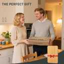 Bamboo Cutting Board Natural Non Toxic Chopping Wood Cutting Board With Juice Grooves Knife-Friendly Finish For Versatile Kitchen Use Ideal Charcuterie & Chopping Large Multi-Use New Home Must Haves (1pc: L (15"  10"))