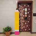 Threehoney 47.2 in Giant Wooden Pencil Shaped Decoration Graduation Party Decoration Jumbo Pencil Preschool Kindergarten Classroom Photo Props Backdrop for Back to School Classroom Decor