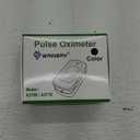 Oxygen Saturation Monitor, Wrinery Premium Pulse Oximeter Fingertip, Oxygen Monitor, O2 Saturation Monitor, OLED Portable Oximetry with Batteries, Lanyard (Rose gold-Royal black)