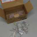 No Adhesive Heavy Duty Curtain Rod Holders with Wide Hook, 5X Stronger Than Adhesive Curtain Rod Hooks,Tension Curtain Rod Bracket for Wall with Pin Guide, Curtain Wall Mount (8 Pack, for 0.75" Rods)