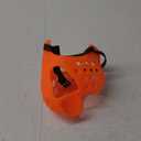 BARKLESS Short Snout Dog Muzzle, Soft Silicone Flat Faced Muzzle for French Bulldog Shih Tzu and Pug for Biting Chewing Licking and Grooming, Allows Panting (MHead 15-16")