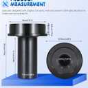 for Ford Axle Seal Installer, 6697 Wheel Knuckle Vacuum Oil Seal Installer Tool for Ford 2005-Current F-250 F-350 Front Axle Seal Tool