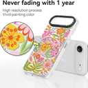 for iPhone Air Case Cute - Durable Shockproof 6.6 ft Drop Impact Phone Case - Funny Passion Flower Design for iPhone 17 Air (6.5") Clear