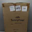 SunnyFeel Portable Folding Camping Cot High Off Ground, Outdoor Sleeping Cots for Adults Heavy Duty, Easy Set up and with Compact Folding Size, Support 300 LBS for Travel Camp Vacation Home Office Nap (Xl-brown)