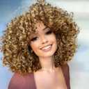 GoGo Curl Crochet Hair for Women 12 Inch Curly Crochet Hair Ocean Wave Curly Crochet Braids for Women 7 Packs Deep Wave Braiding Hair Extensions 27#