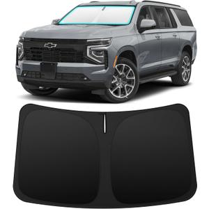 INSAUTO Custom Fit Windshield Sun Shade Accessories for Chevrolet/Chevy Suburban 2021-2026, Foldable Front Window Sunshade, UV & Heat Reflector, Keeps Interior Cool, Includes Storage Bag