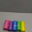 FORID Small Trash Bags 4 Gallon for Bathroom - Extra Thick Colored Garbage Bags Unscented, Strong Plastic Wastebasket Can Liners for Home Bedroom Office and Car, 150 Bags Multi Colored