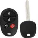 X AUTOHAUX 2 Set 315MHz GQ43VT20T Keyless Entry Remote Ignition Transponder Key Fob for Toyota Sienna 2004-2010 for Toyota Solara 2004-2008 67 Chip 2 Set