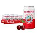 Spindrift Sparkling Water, Cherry Flavored, Made with Real Squeezed Fruit, 12 Fl Oz Cans, Pack of 24 (Only 21 Calories per Can) (EXP 01/09/27)