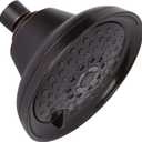 Massage Shower Head With Mist - High Pressure Boosting, Multi-Function, Massaging Rainfall Showerhead For Low Flow Showers & Adjustable Water Saving Nozzle, 2.5 GPM - Oil-Rubbed Bronze