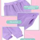 Resinta Girls Fleece Lined Sweatpants Youth Jogger Athletic Pants Kids Pull-On Pants with Pockets and Drawstring