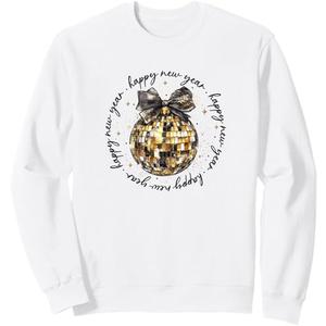 NYE Disco Ball Sweatshirt 2 XL