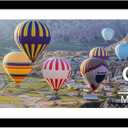 JCJMY 9x27 Picture Frame with 8x24 Mat, Display Photo 8x24 with Mat or 9 x 27 Without Mat, Wall Hanging Large 9 by 27 Poster Frame with Plexiglass, Black