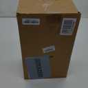 Woanger Set of 4 Wicker Storage Baskets OrganizerHandwoven Storage Bins with Lid for Organizing, Home Utility Box for Home Office Supplies Multipurpose Container(Coffee)