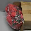 2pcs Artificial Flowers Garland 
Fake Red Roses Vines Silk Flowers Faux Plastic Outdoor Hanging Floral Ivy Garland Decoration for Wedding Arch Bedroom Home Wall Backdrop Room Decor