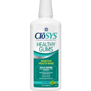 CloSYS Healthy Gums Mouthwash 32 Fl Oz, Anti-Gingivitis Mouthwash
Antiplaque, Non-Burning, Non-Irritating