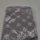 misaya Rectangle Vinyl Table Cloth, Elastic Fitted Tablecloth with Flannel Backing, Waterproof Plastic Table Cover Fits 6 Foot Folding Tables for Camping, Indoor and Outdoor (Grey, 30" x 72")