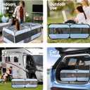 2-in-1 Dog Playpen, 73''Pop Up Cat Puppy Pet Playpen Indoor/Outdoor Cats Enclosed, Cat Dog Tent Crate Cage Kennel, Portable Playpen for Kitten, Small Animals Play Pen(No Divider, Unified Space)