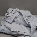 Queen Size 4 Piece Sheet Set - Comfy Breathable & Cooling Bed Sheets Set - Hotel Luxury Bedding for Women, Men, Kids, Teens, Boys & Girls - Deep Pockets, Ultra-Soft, Wrinkle Free - Oeko-Tex - Sky Blue