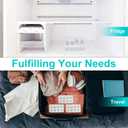 Insulin Vial Storage Box Holder for Fridge, 8 Slots Diabetic Insulin Vial Case Organizer Protector for Travel Fits 5ML-15ML Insulin Injection Vials (White)