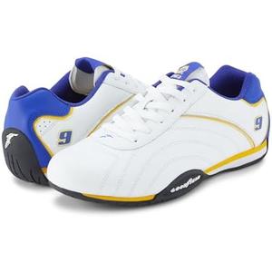 Goodyear Mens Ori Racer Sneakers – Hendrick Motorsports Low-Top Lace Up Performance Sneakers, Leather & Mesh Lining US13
