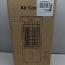 Swamp Cooler, 6L Windowless Portable Air Conditioners, 4 Modes & 3 Speeds, 3-IN-1 Evaporative Air Cooler with 4 Ice Packs, 12H Timer, Remote, Auto Oscillating, Quiet Cooling Fan