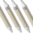 R7S 118mm LED Bulb 10W, Dimmable J Type Double Ended Flood Light (100W Halogen T3 Replacement), 120V 1000 Lumen 4000K, Wall Security Floor Standing Lamp for Work and Home, Pack of 4(Natural White)