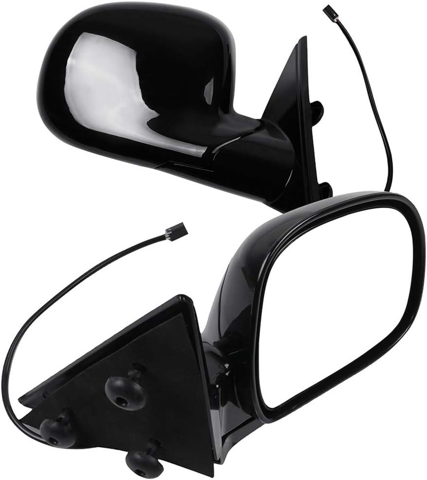 Driver and Passenger Side Mirrors Fit for 1995-1997 For Chevy Blazer S10 1994-1997 S10 Pickup 1995-1997 For GMC Jimmy S-15 Power Operated Manual Fold Non-heated Exterior Mirrors GM1320127