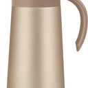 28oz Coffee Carafe Airpot Insulated Coffee Urn Stainless Steel Vacuum Thermal Pot Flask for Coffee, Hot Water, Tea, Hot Beverage (Golden)