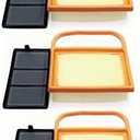 3 Pack 4238 141 0300 Air Filter With 4238 140 1800 Pre Filter Replace Stihl 4238 141 0300, 4238 140 4401, 4238 140 4402, 4238 140 4403, 4238 140 4404 Fit TS410 TS420 TS410Z TS420Z TS480 TS500i