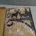 Deer and Tree Weather Resistant Metal Hanging Plant Brackets, 2 pack