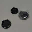 Ferianl 4 PCS Car Wheel Center Caps, 60MM/2.36In OD 56MM/2.2In ID, ABS Snap-in Vehicle Rim Hub Caps, Anti-Falling Rust-Proof Wheel Hub Decoration, Universal for SUV, Sedan, Truck(Black)