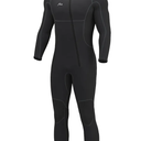 Hevto Men Wetsuits 3/2mm Neoprene Wet Suit Back Front Zip in Cold Water for Surfing Swimming Diving M