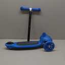 ZIFFY Multicolor 3 Wheel Scooter for Kids 3-5, Toddler Kick Scooters with LED Light-Up Wheels for Boys and Girls, 5 Adjustable Height and Lean-to-Steer Design, Support up to 110 lbs (Blue)