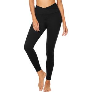 FULLSOFT Buttery Soft Leggings for Women - High Waisted Tummy Control No See Through Workout Yoga Cycling Tights Pants (Black, M)