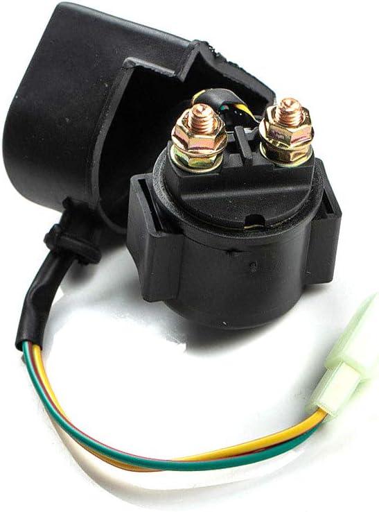 Solenoid Starter Relay for Chinese Made 50cc 70cc 90cc 100cc 110cc 125cc ATV, Dirt Bike, GO-Kart, Pocket Bike, Chopper, Scooter