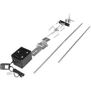 Royal Gourmet RTS5000 Universal Rotisserie Grill Kit, Plug-in 4-Watt Electric Motor or Battery Powered with 2 x D (1.5V) Batteries, 4-Prong Meat Forks, Adjustable 3-Section Spit Rod