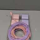 Riofxqin Phone Charger Fast Charging, 4 Pack USB C Wall Charger, 20W Type C Wall Charger Block with 10FT/6FT USB C to Lightniing Cable for Phone 14/13/12/11 Pro Max/Xs Max/XR/X,Ipad - Purple Pink